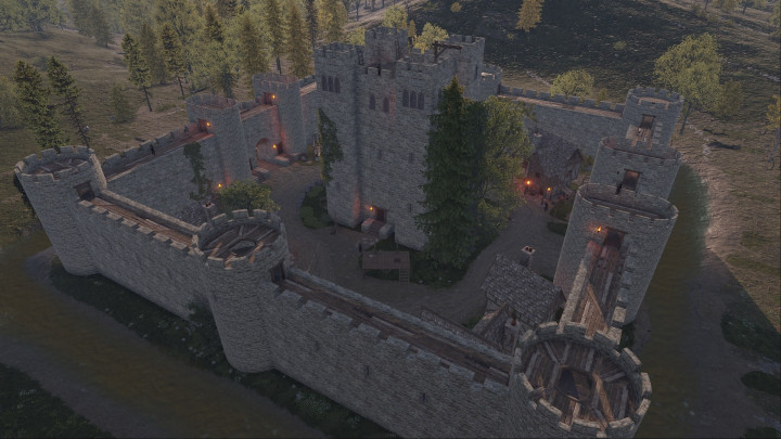 Rust Medieval Castle Outpost, Stables & Bandit Prefabs