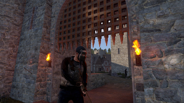 Rust Medieval Castle Outpost, Stables & Bandit Prefabs