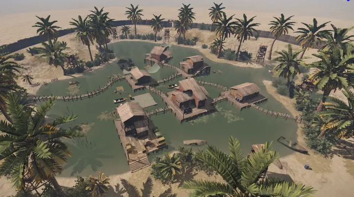 Oasis Huacachina 3 Rust Oasis Huacachina Prefabs