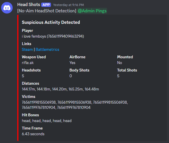 Rage Cheating Detection 1 Cheater Example
