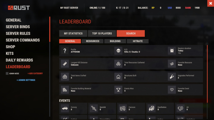 Ultimate Leaderboard 13 Rust Ultimate Leaderboard Prefabs