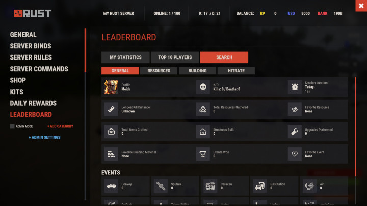 Ultimate Leaderboard 14 Rust Ultimate Leaderboard Prefabs