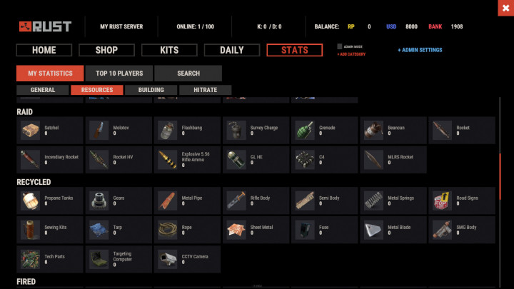 Ultimate Leaderboard 24 Rust Ultimate Leaderboard Prefabs