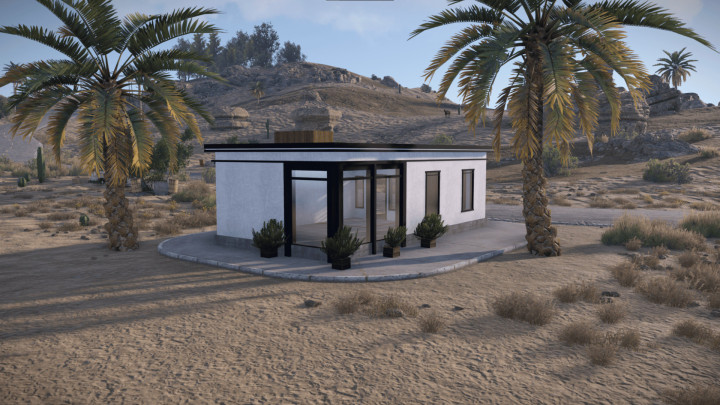 Rust Small Modern House Prefabs