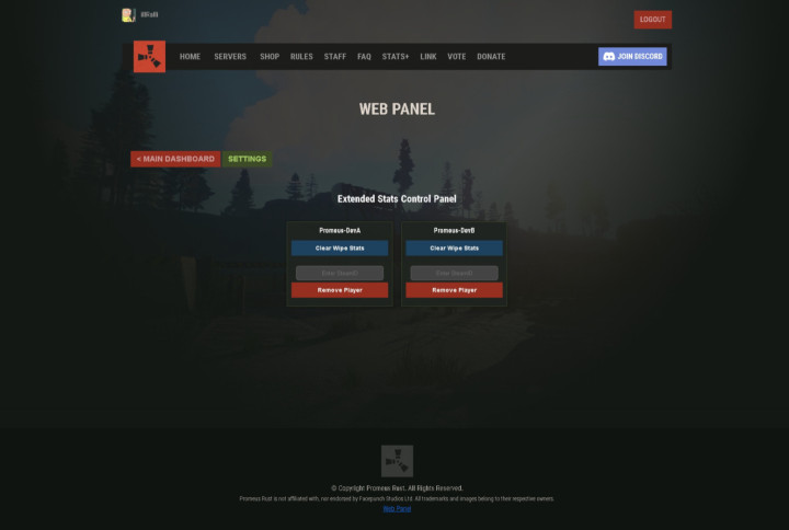 ExtendedStats - Web Leaderboard 5 Rust ExtendedStats - Web Leaderboard All Products