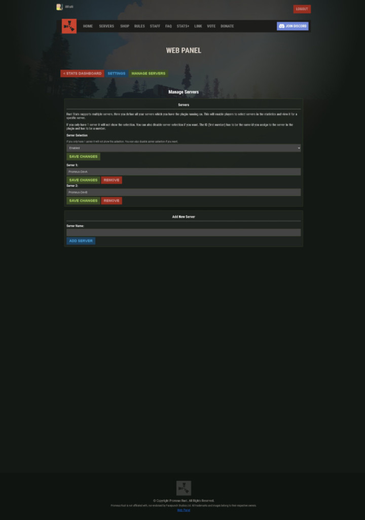 ExtendedStats - Web Leaderboard 6 Rust ExtendedStats - Web Leaderboard All Products