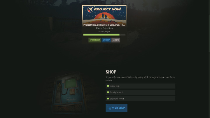 Rust Website Template - Outpost All Products