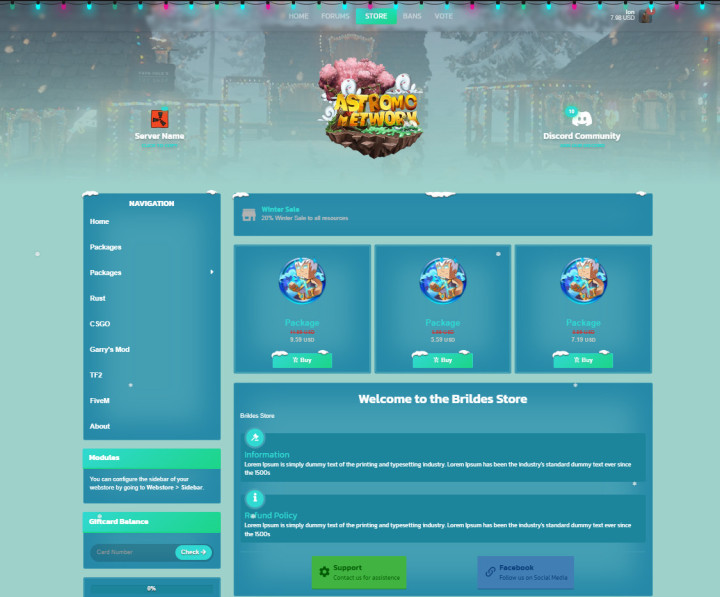 Rust Siro - Tebex Template All Products