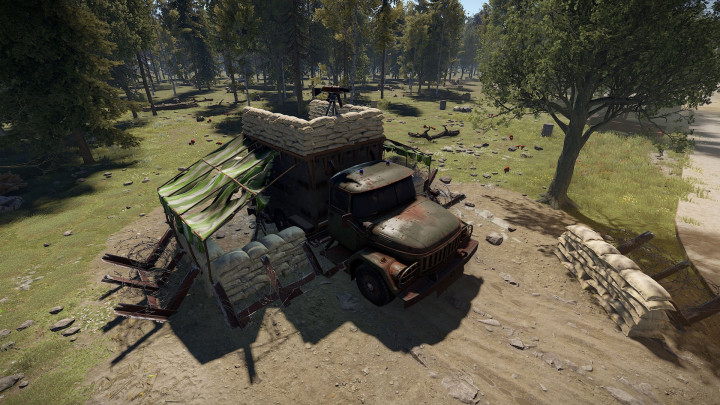 Rust Greencard Military Truck - Roadside Prefabs