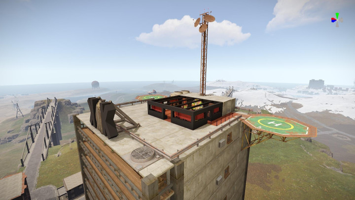 Rust K+K Hotel 1 - Buildable Monument Prefabs