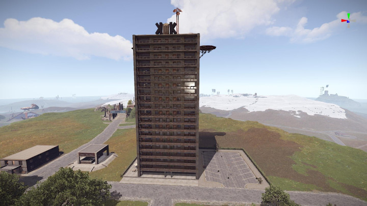 Rust K+K Hotel 1 - Buildable Monument Prefabs
