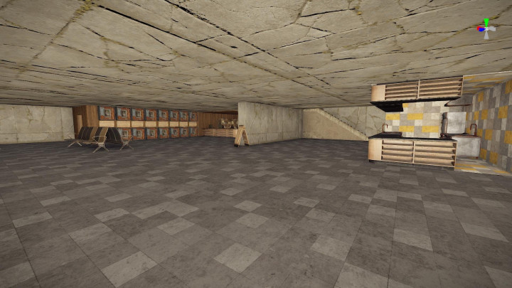 Rust K+K Hotel 1 - Buildable Monument Prefabs