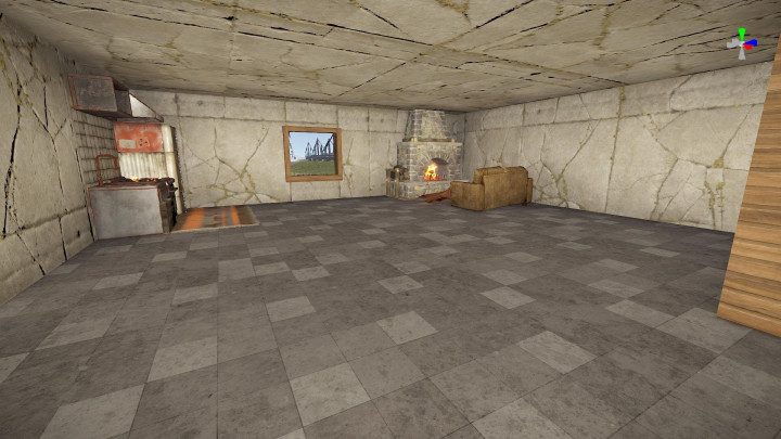 Rust K+K Hotel 1 - Buildable Monument Prefabs