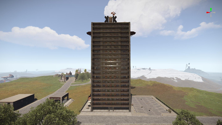 Rust K+K Hotel 1 - Buildable Monument Prefabs