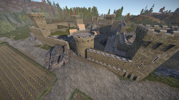 Stronghold - Medieval / Primitive Map 6 Rust Stronghold - Medieval / Primitive Map All Products