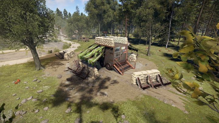 Rust Greencard Military Truck - Roadside Prefabs