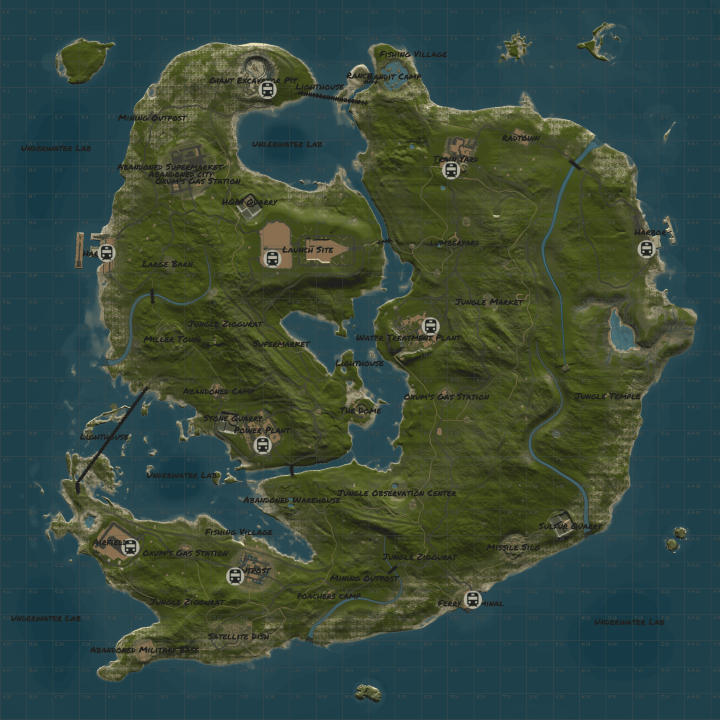 Rust Boscage 4K [ Jungle Custom Map ] All Products