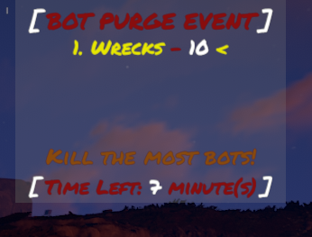 Rust Bot Purge Event All Products