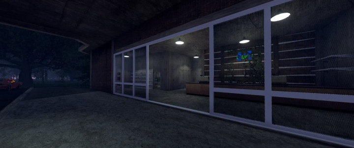 Rust Modern Gas Station Prefabs