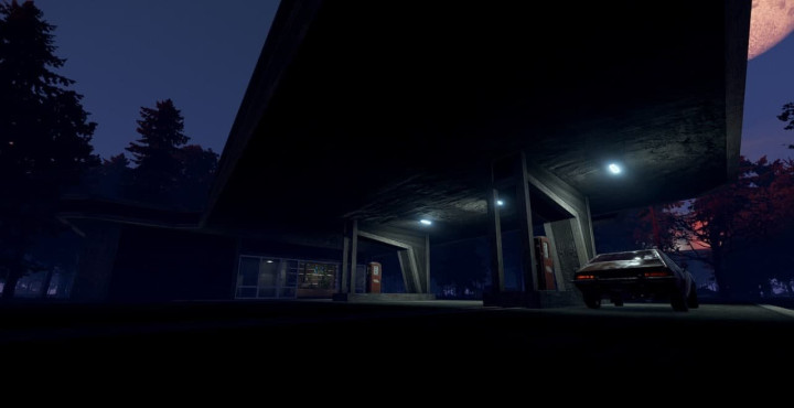 Rust Modern Gas Station Prefabs