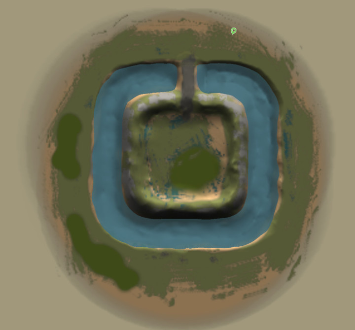 Rust Compound with Moat build location Prefabs