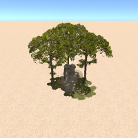 Rock Formation Jungle G.prefab