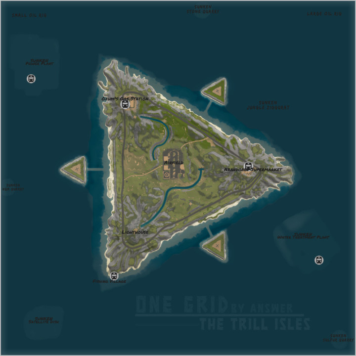 Trill Isles: ONE GRiD map 1 Rust Trill Isles: ONE GRiD map All Products