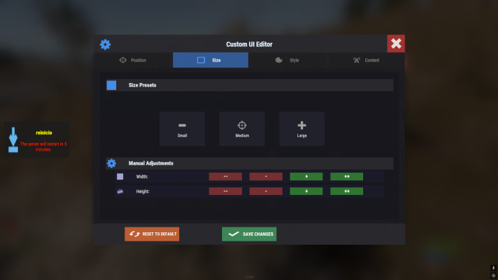 Rust AutoRestart UI All Products