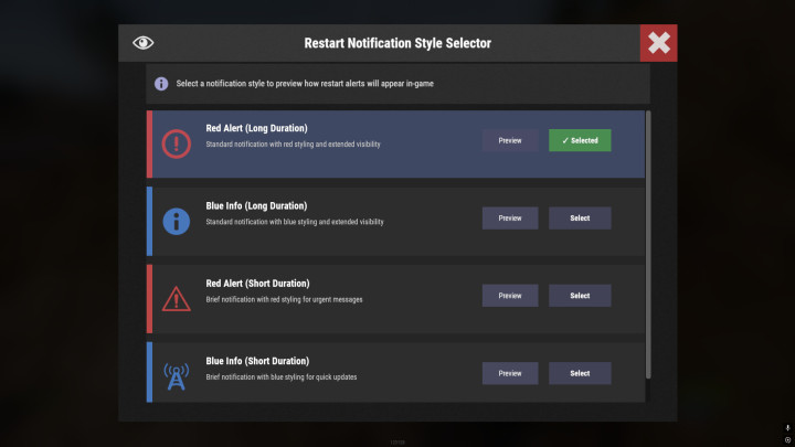 Rust AutoRestart UI All Products