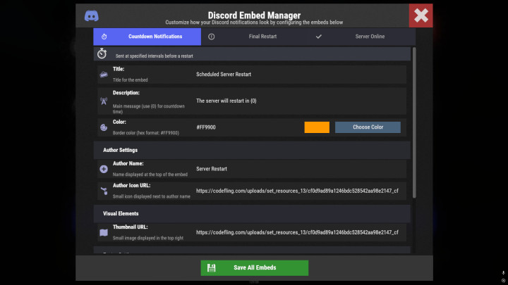 Rust AutoRestart UI All Products
