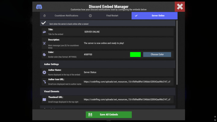 Rust AutoRestart UI All Products