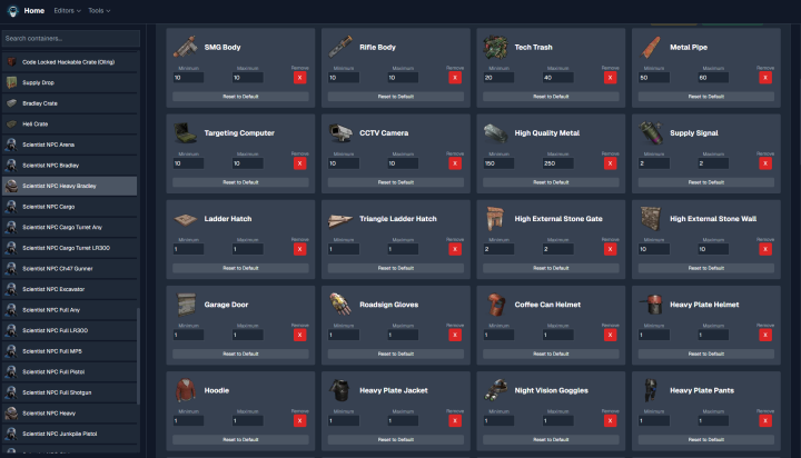 10x Loot Table Config (Better Loot V4 Compatible) 4 Rust 10x Loot Table Config (Better Loot V4 Compatible) All Products