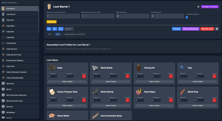 2x Loot Table Config (Better Loot V4 Compatible) 1 Rust 2x Loot Table Config (Better Loot V4 Compatible) All Products
