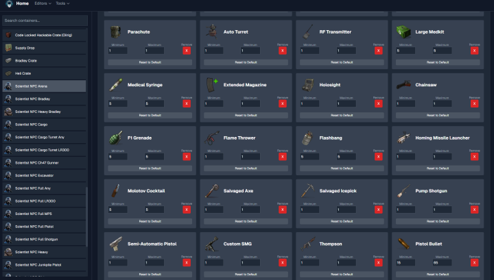 Rust 5x Loot Table Config (Better Loot V4 Compatible) All Products