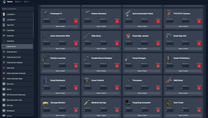Rust 5x Loot Table Config (Better Loot V4 Compatible) All Products