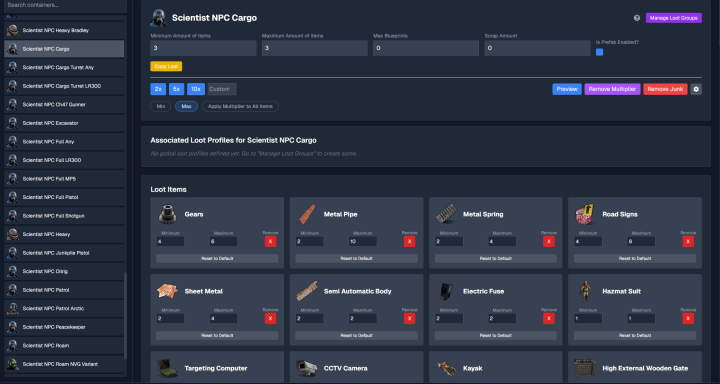 2x Loot Table Config (Better Loot V4 Compatible) 4 Rust 2x Loot Table Config (Better Loot V4 Compatible) All Products