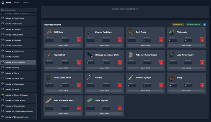 Rust 3x Loot Table Config (Better Loot V4 Compatible) All Products