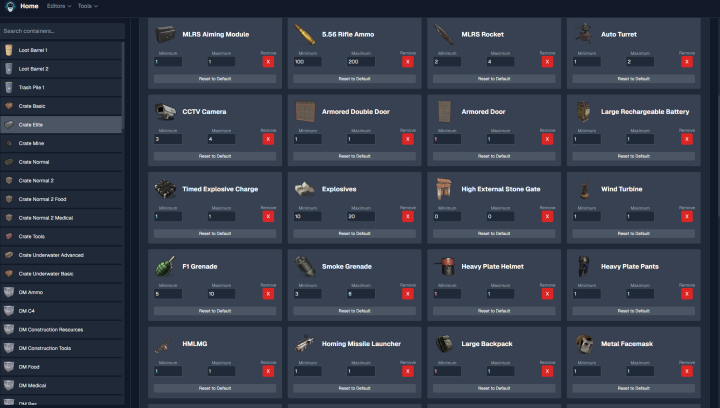 Rust 3x Loot Table Config (Better Loot V4 Compatible) All Products