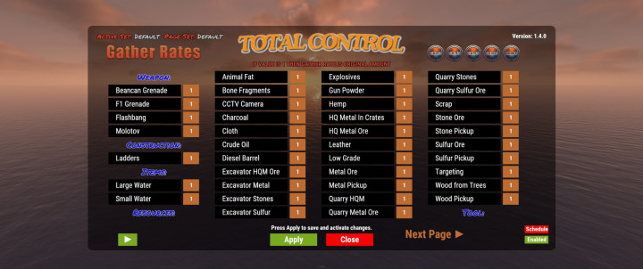 Total Control 1 Rust Total Control All Products