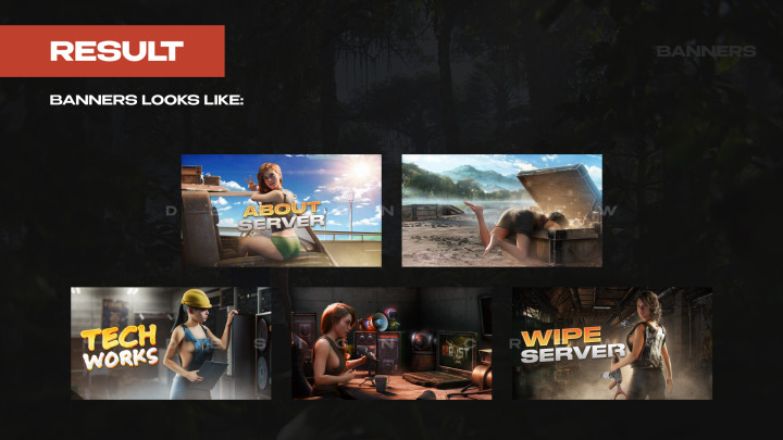 SEXY BANNERS / PSD 8 Rust SEXY BANNERS / PSD Prefabs