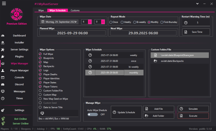 Rust MyRustServer 5.1.0 All Products