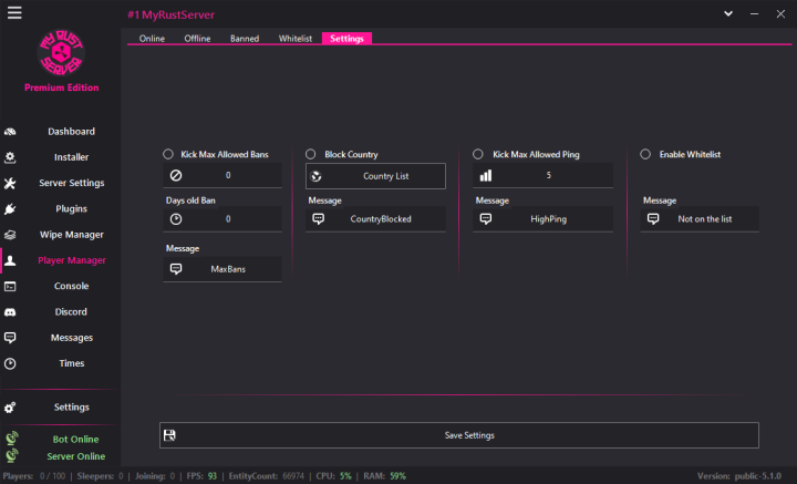 Rust MyRustServer 5.1.0 All Products