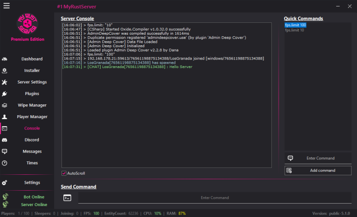 Rust MyRustServer 5.1.0 All Products