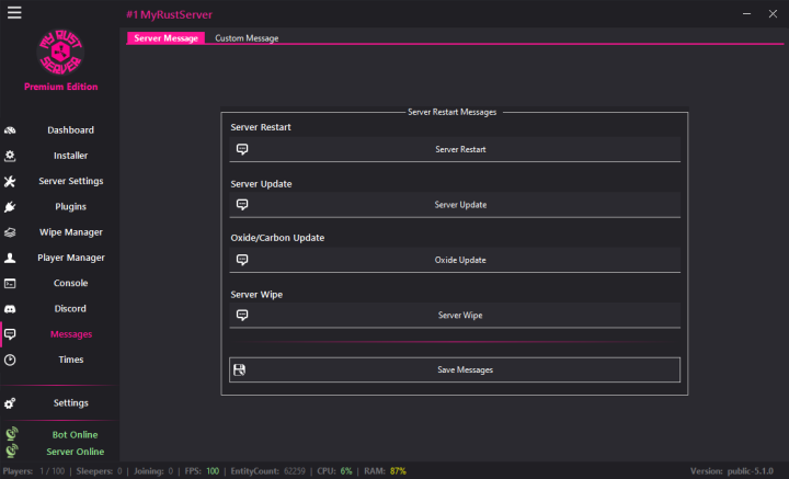 Rust MyRustServer 5.1.0 All Products