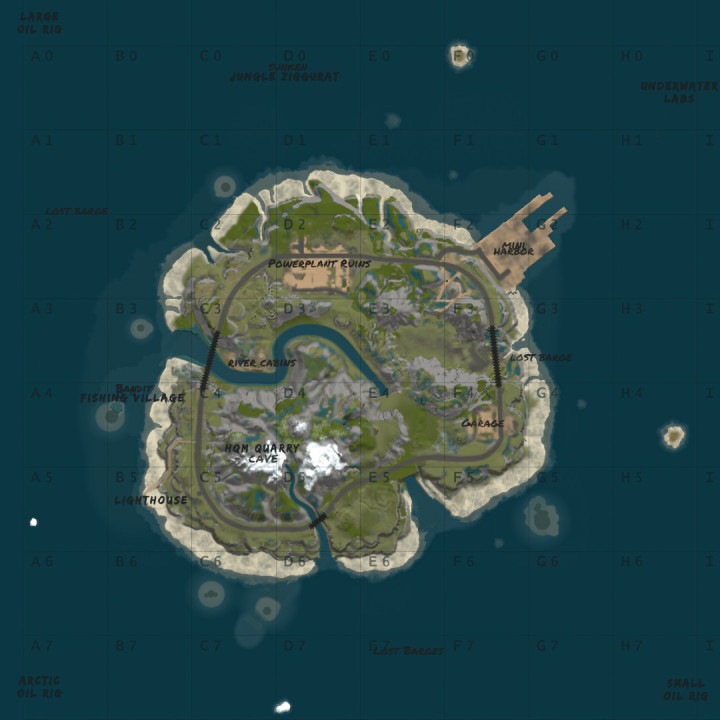 Riverrun Isle: ONE GRiD map 1 Rust Riverrun Isle: ONE GRiD map All Products