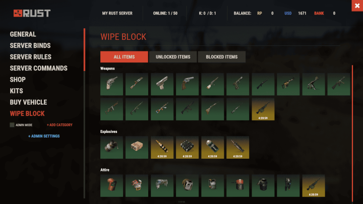 Wipe Block 3 Rust Wipeblock Prefabs