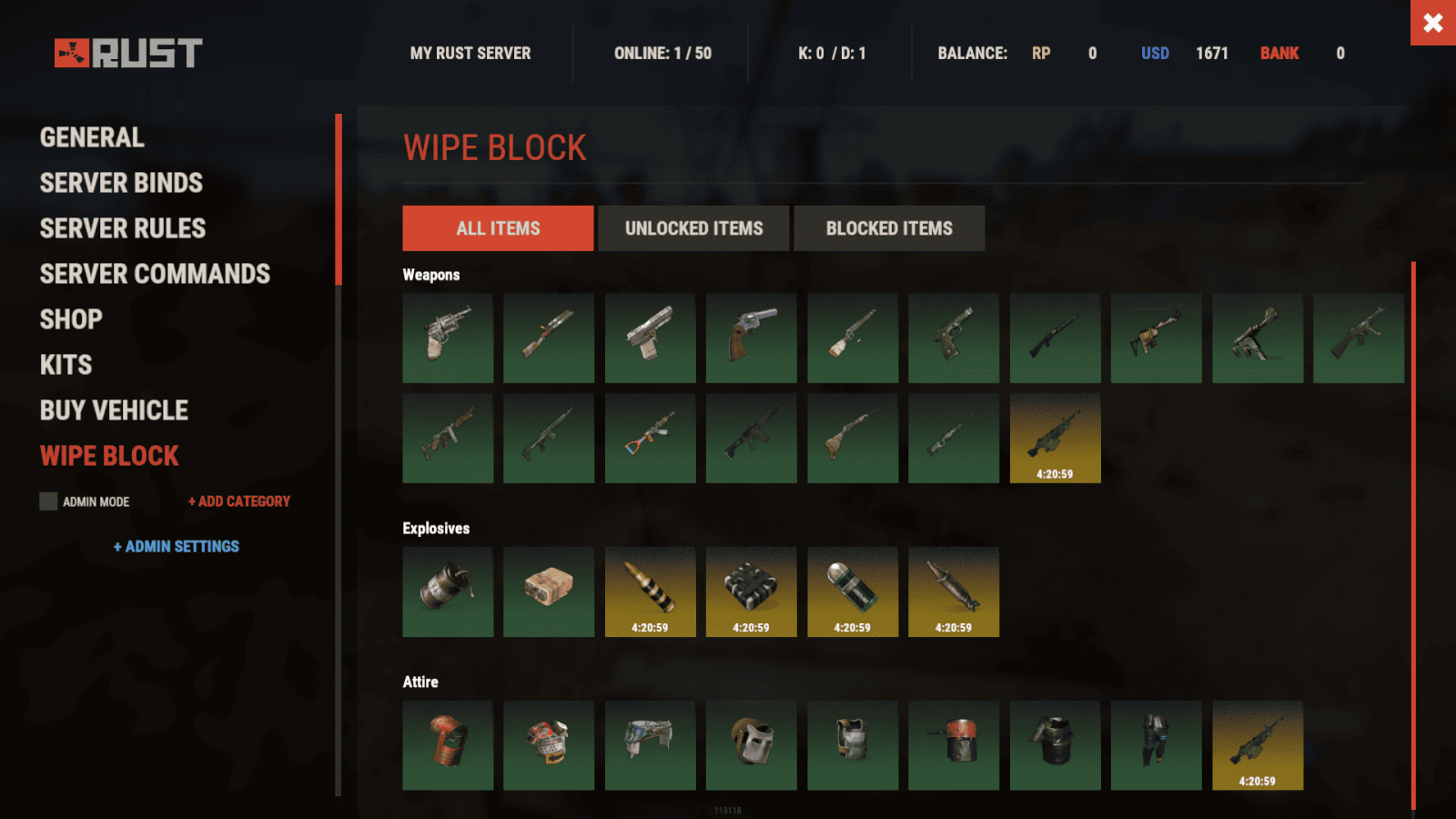 Wipe Block - Lone Design