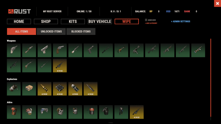 Wipe Block 4 Rust Wipeblock Prefabs