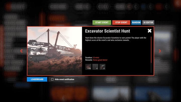 MultiEvents (Pack 2) - Plugin sold separately. Bundle available. 4 Rust MultiEvents (Pack 2) - Plugin sold separately. Bundle available. All Products