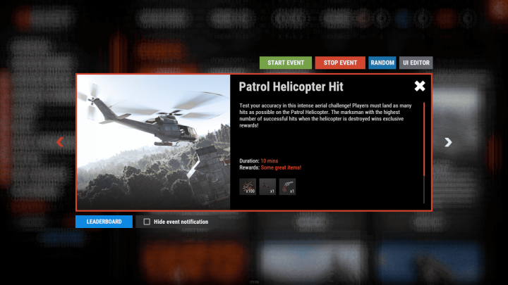 Rust MultiEvents (Pack 3) - Plugin sold separately. Bundle available. All Products